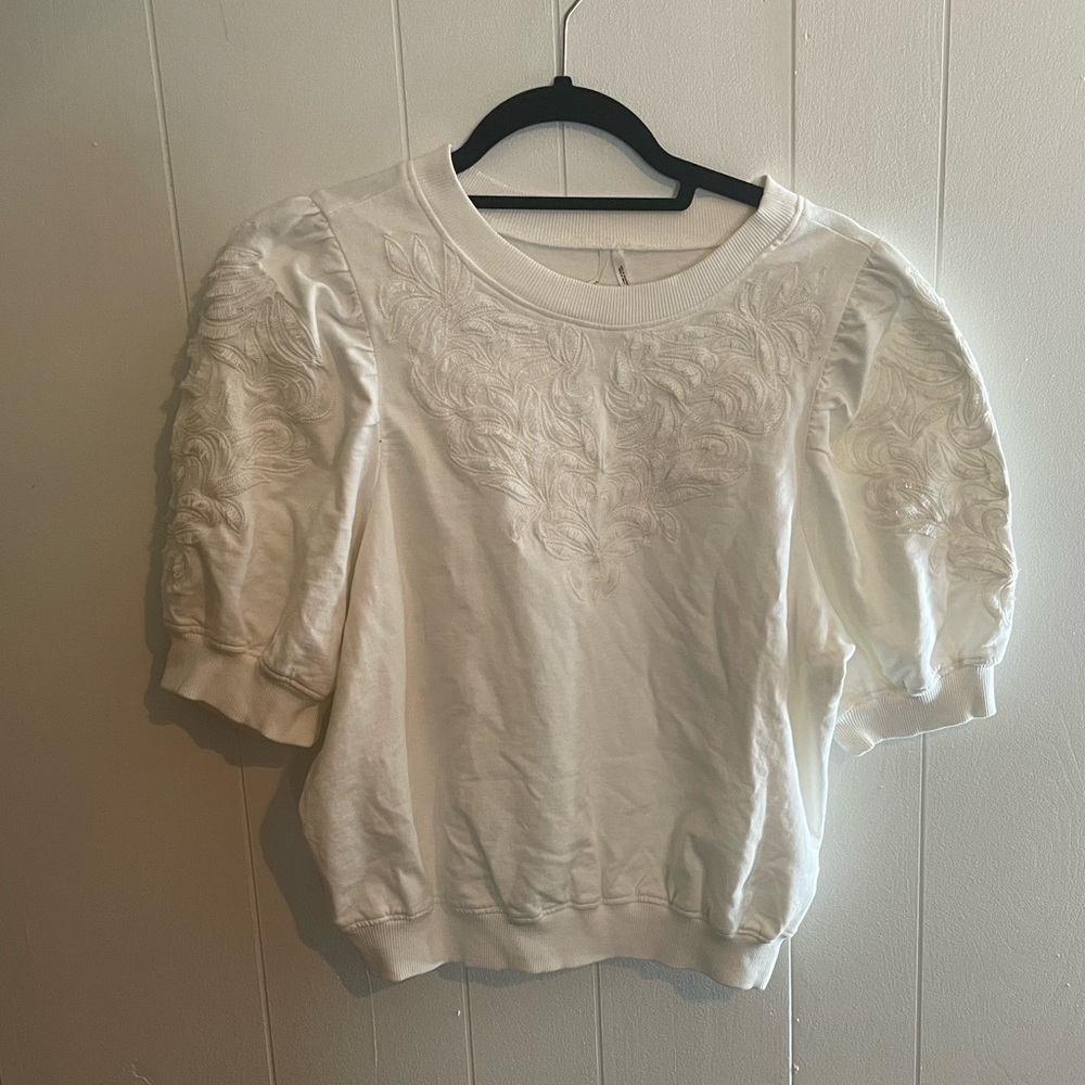 Anthropologie puff sleeve shirt